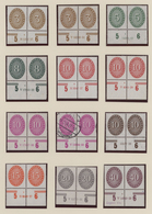 Deutsches Reich - Dienstmarken: 1927/1933, Meist Postfrische Sammlung Von 17 Hausauftragsnummern (Pa - Dienstzegels