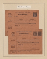 Deutsches Reich - Privatpost (Stadtpost): BREMEN (HAMMONIA Und Privat-Briefbeförderungs-Anstalt): 18 - Postes Privées & Locales