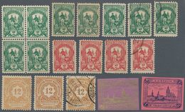 Deutsches Reich - Privatpost (Stadtpost): FRANKFURT, Sammlung Von 245 Marken Einschließlich Viererbl - Postes Privées & Locales