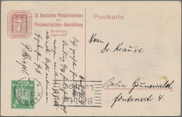 Deutsches Reich - Privatganzsachen: 1925 Zehn Privatganzsachen Vom 31. Deutschen Philatelistentag In - Other & Unclassified