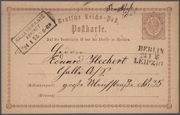 Deutsches Reich - Bahnpost: 1875/1945, Posten Von Ca. 588 Bahnpostbelegen In überwiegend Sauberer Be - Autres & Non Classés