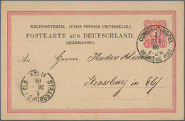 Deutsche Auslandspostämter + Kolonien: 1886/1914, Kleiner Briefbestand Von 24 Belegen (einige Belege - Autres & Non Classés