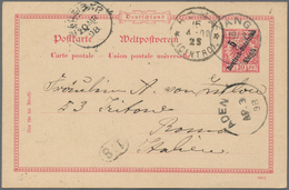 Deutsch-Ostafrika - Ganzsachen: 1893/1919, Album Mit 80 Ganzsachenpostkarten, Davon 53 Ungebraucht U - Africa Orientale Tedesca