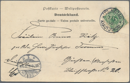 Deutsche Kolonien - Kiautschou: 1900 - 1905 (ca.), Posten Von 24 Briefen Und Karten, Dabei Ansichtsk - Kiautschou