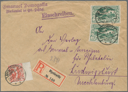 Deutsche Abstimmungsgebiete: Oberschlesien: 1920/1922, Partie Von 36 Bedarfsbelegen Mit Briefen Und - Other & Unclassified