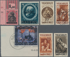 Deutsche Abstimmungsgebiete: Saargebiet: 1920/1935, Gehaltvolle, Doppelt Geführte (ungebraucht + Ges - Covers & Documents