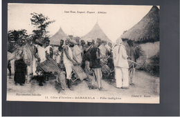 Cote D'Ivoire Dabakala - Fête Indigène Ca  1915 Old Postcard - Côte-d'Ivoire