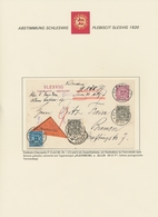 Deutsche Abstimmungsgebiete: Schleswig: 1920, Sehr Reichhaltige Sammlung Mit Ca.320 Belegen In 4 Gro - Other & Unclassified