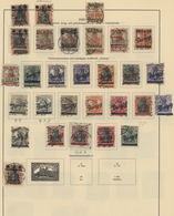 Danzig: 1920-1939, Umfangreiche, Gestempelte Sammlung Auf Alten Vordruckseiten, Teils 2-4 Exemplare - Andere & Zonder Classificatie