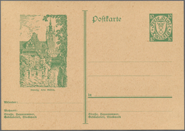 Danzig - Ganzsachen: 1928/34, Serie Von 17 Ungebrauchten Ganzsachenbildpostkarten Mit Wst. Wappensch - Otros & Sin Clasificación