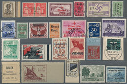 Deutsche Besetzung II. WK: 1938/1945, Gehaltvolle Sammlung Im Ringbinder, Dabei Bessere Ausgabe Vers - Occupation 1938-45