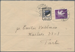 Deutsche Besetzung II. WK: 1941/1944, Vielseitige Sammlung Von 28 Belegen, Dabei Odenpäh MiNr. 1 A A - Besetzungen 1938-45