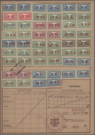 Dt. Besetzung II WK - Böhmen Und Mähren: 1939/1942, Drei Versicherungskarten Je Mit Rs. Verklebten B - Besetzungen 1938-45