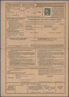 Dt. Besetzung II WK - Böhmen Und Mähren: 1942/1945, Zwei "Arbeiter-Urlaubskarten" Im Format DIN A 4, - Ocupación 1938 – 45