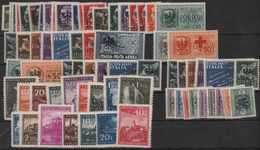 Dt. Besetzung II WK - Laibach: 1944/1945, Komplette Postfrische Sammlung MiNr. 1/60 Und Porto 1/9. - Occupation 1938-45