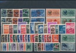 Dt. Besetzung II WK - Laibach: 1944/1945, Komplette Postfrische Sammlung MiNr. 1/60 Und Porto 1/9. - Occupazione 1938 – 45