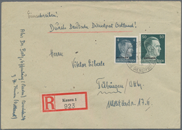 Dt. Besetzung II WK - Ostland: 1941 - 1944, Posten Von 30 Ganzstücken Mit Briefen, Ganzsachen, Ansic - Bezetting 1938-45