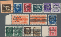 Dt. Besetzung II WK - Zara: 1943, Gehaltvolle, Doppelt Geführte (postfrisch Und Gestempelt) Sammlung - Occupation 1938-45