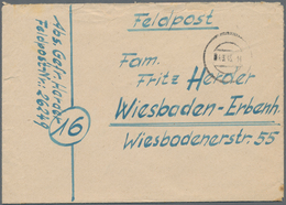 Feldpost 2. Weltkrieg: 1945, Interessante Korrespondenz Von 22 FP-Belegen (alle Belege Mit Brieftext - Otros & Sin Clasificación