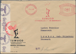 Zensurpost: 1939/1944, OKW-Zensur: Sammlung Von 47 Belegen Mit Auführlicher, Allerdings Dänischer, B - Other & Unclassified