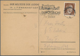 KZ-Post: 1938/1943, Lot Von Fünf KZ-Belegen, Dabei In Das Strafgefangenlager Aschendorfer Moor über - Covers & Documents