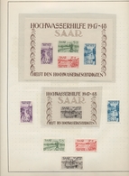 Deutschland Nach 1945: 1946/1959, Saubere Sammlung Auf Alten Blättern, Dabei Bund Mit U.a. Posthorn- - Colecciones