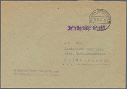 Alliierte Besetzung - Gebühr Bezahlt: Sowjetische Zone: 1945/1948, Anhalt Plz 19a, Saubere Partie Vo - Sonstige & Ohne Zuordnung