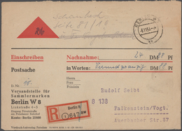 Sowjetische Zone Und DDR: 1947/1990, Posten Von über 500 Belegen, Etwas SBZ, Zensur, Postkrieg Inkl. - Colecciones