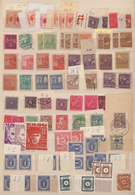 Sowjetische Zone: 1945/1948, Sammlungsbestand Von Ca. 500 Marken Sauber Auf Steckseiten Sortiert, Du - Other & Unclassified