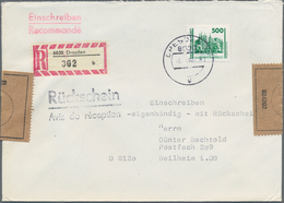 DDR: 1948/1990, Vielseitige Partie Von Ca. 420 Briefen Und Karten, Dabei Bessere Fankaturen Der Anfa - Colecciones