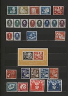 DDR: 1949/1990, Parallel Postfrisch Und Gestempelt Geführte Sammlung In Zwölf Steckbüchern, In Den H - Collections
