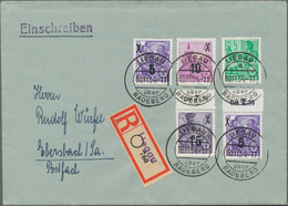 DDR: 1949/90 Ca. 450 Briefe, Drucksachen, Karten Und Paketkarten Aus Dem Täglichen Bedarf, Dabei Etw - Collezioni