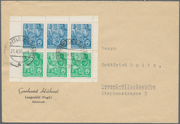 DDR: 1955/1990, Partie Von Ca. 150 Briefen, Karten Und Ganzsachen, Dabei Privat-GA, Interessante Ver - Collections
