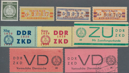 DDR - Dienstmarken: 1954/1983, Gehaltvolle Sammlung Mit Vielen Besseren Ausgaben Auf Albumblättern, - Otros & Sin Clasificación