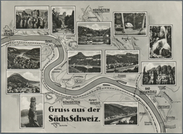 DDR - Ganzsachen: 1961, Sechs Verschiedene Ungebrauchte Ganzsachenfotokarten Mit Ansichten Der Sächs - Sonstige & Ohne Zuordnung