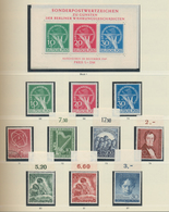 Berlin: 1948/1990, Komplette Gestempelte Sammlung, Bessere Werte Meist Geprüft Und Zusätzlich Weiter - Unused Stamps