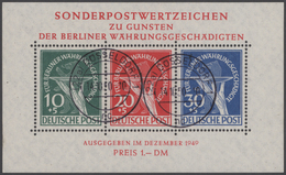 Berlin: 1948/1990, Komplette, Doppelt Geführte (ungebraucht + Gestempelt) Sammlung Im Ringbinder. Da - Ungebraucht