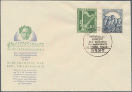 Berlin: 1950/1959, Saubere Partie Von Schmuck-FDCs Der Anfangsjahre (meist Amtliche FDCs Und Fast Al - Neufs