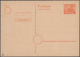 Berlin - Ganzsachen: 1948/90, Umfangreicher Lagerbestand Von Ca. 1100 GA Ab Schwarzaufdruck Bis Ende - Autres & Non Classés