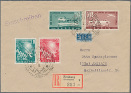 Französische Zone: 1945-1949, Hochwertige Partie Mit über 30 Briefen, Belegen, Ganzsachen Und Etwas - Other & Unclassified