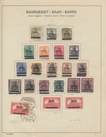 Saarland Und OPD Saarbrücken: 1920-1959, über Weite Strecken Vollständige Sammlung Mit Vielen Geprüf - Sonstige & Ohne Zuordnung