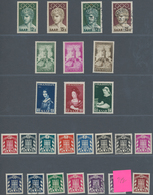 Saarland (1947/56): 1920/1959, Sammlung Auf Falzlos-Blankoseiten Im Album In Beiden Erhaltungen Bzw. - Unused Stamps