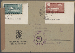 Saarland (1947/56): 1935/1950, Saargebiet, Saarland Und Französische Zone: 15 äußerst Attraktive Bel - Unused Stamps