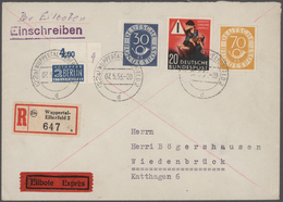 Bundesrepublik Deutschland: 1949/2008, Vielseitiger Und Ergiebiger Posten Von Ca. 620 Briefen Und Ka - Collections