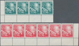 Bundesrepublik Deutschland: 1949/60, Postfrische Engros-Partie Der Frühen 50er-Jahre Meist In Einhei - Colecciones
