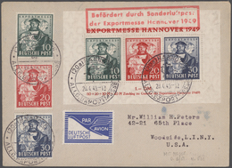 Bundesrepublik Deutschland: 1949-1960, Partie Mit über 100 Zumeist Besseren Briefen Und Ganzsachen, - Collections