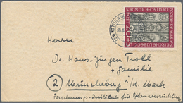 Bundesrepublik Deutschland: 1951, Marienkirche Ersttag, Lot Mit Blanko-FDC "FREILASSING 30.8.51", Da - Collections