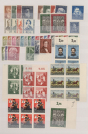 Bundesrepublik Deutschland: 1951/1955, Postfrische Partie Von Mittleren Und Besseren Ausgaben, Teils - Colecciones