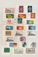 Bundesrepublik Deutschland: 1970/1994, BOGENECKE LINKS UNTEN, Sauber Rundgestempelte Sammlung Von Ca - Collections