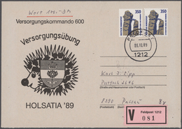 Bundesrepublik Deutschland: 1980/1999, Bundeswehr-Feldpost, Sammlung Von Ca. 430 Briefen Und Karten - Collections